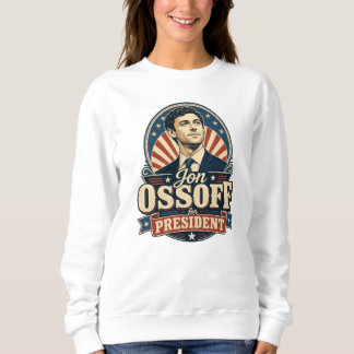 Retro Jon Ossoff Voor President Politiek  Trui