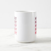 Retro Joyeux café de Noël Mug (Centre)