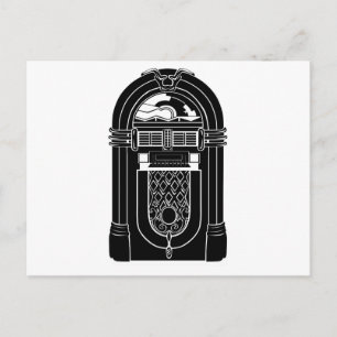 Retro Jukebox Briefkaart
