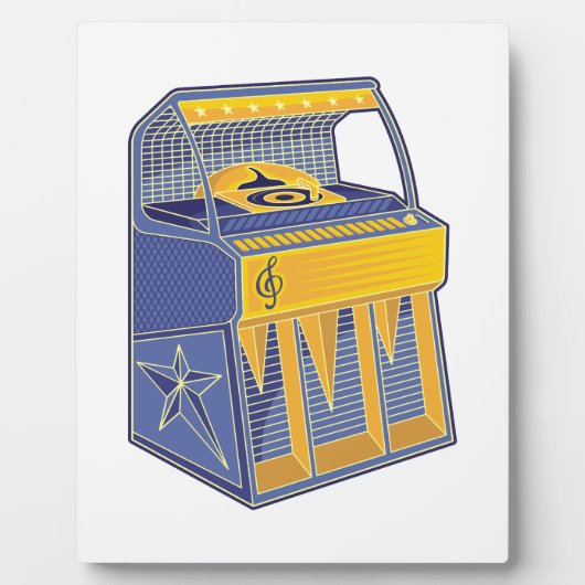 Retro Jukebox Fotoplaat (Voorkant)