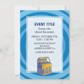 Retro Jukebox Kaart (Achterkant)