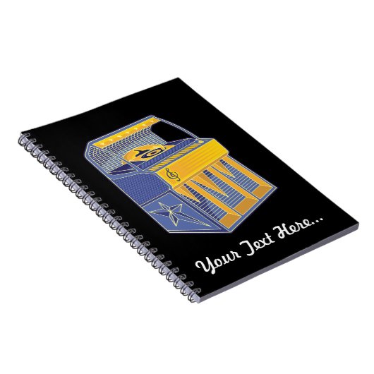 Retro Jukebox Notitieboek (Rechterzijde)