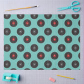 Retro Jukebox Records Patroon Tissuepapier (Craft)