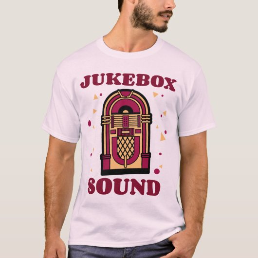 Retro Jukebox Sound T-Shirt (Voorkant)