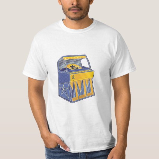 Retro Jukebox T-shirt (Voorkant)