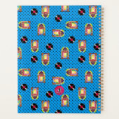 Retro Jukebox Vinyl Records Musique Bleu Personnal (Dos)