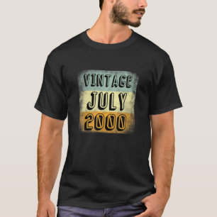 Retro juli 2000 citaat 21 jaar oud Birthda T-shirt