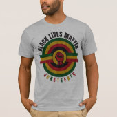 Retro Juneteenth Black Lives Matter T-shirt (Voorkant)