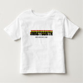 Retro Juneteenth Free-Ish sinds 1865 Kinder Shirts (Voorkant)