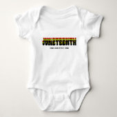 Retro Juneteenth Free-Ish sinds 1865 Romper (Voorkant)