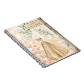 Retro Junk Journal Romantische jurk Notitieboek (Rechterzijde)