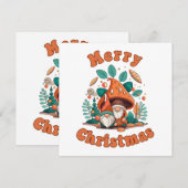Retro Kabouter Kerstmis (Voorkant / Achterkant)