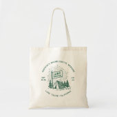 Retro Kamp Voor De Bruid Glamping Weekend Tote Bag (Voorkant)