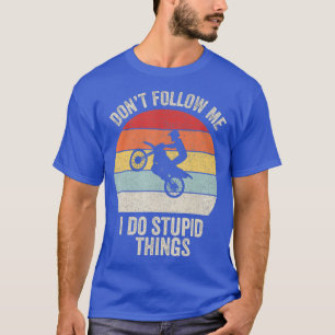 Retro kan me niet volgen en stoute dingen vuil mak t-shirt