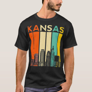 Retro Kansas City Missouri Vintage Jazz BBQ Stad U T-shirt