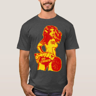 Retro Kansas City Pom-pom girl Baseball TShirt