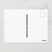 RETRO KANTOOR BOSS LADY BRIEFKAART (Achterkant)