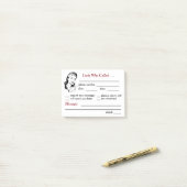 Retro Kantoor Memo Sticky Notes (Op bureau)