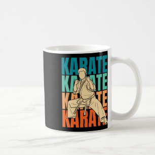Retro Karate Fighter - Martial Arts Karate Koffiemok