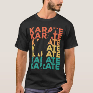 Retro  Karate Gift voor Karateka T-shirt