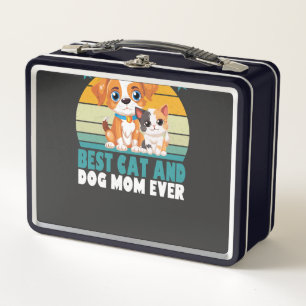 Retro kat hond moeder kat mama Furmama puppy kitty