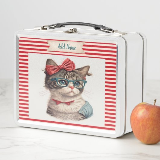 Retro Kat Lunchbox (In situ)