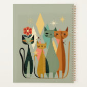 Retro Kat Planner, Midden-Eeuw Katten Planner (Achterkant)