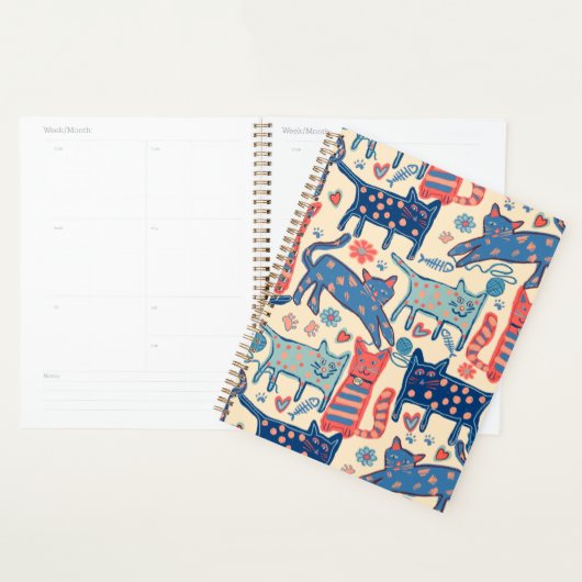 Retro Katten  Planner (Display)