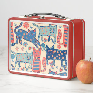 Retro Katten Print