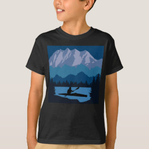 Retro Kayak Canoe, de Kayakberg T-shirt