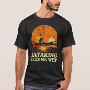  Retro Kayak Canoe die Kayaketjes koopt mij T-shirt