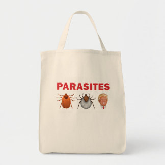 Retro Ken Uw Parasieten Luna Tick Anti Trump 86 Tote Bag