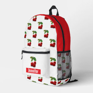 Retro Kersen Meisjes Vintage Stijl Rugzak