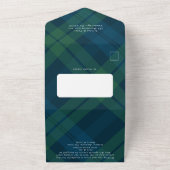 Retro Kerst 5 Foto Groet Vakantie Kaart (Buitenkant)