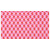 Retro Kerst Diamantruit - Rood & Roze Tafelkleed (Voorkant (Horizontaal))