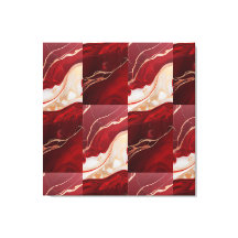 Retro Kerst Marmer Elegantie – Premium Verpakt