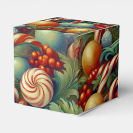 Retro kerst ornament bedankdoosjes