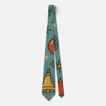 Retro Kerst Ornamente Bellen en Sterren Patroon