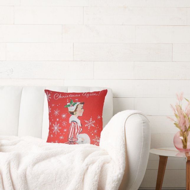  retro kerstakerkgangklooster kussen (Bank)