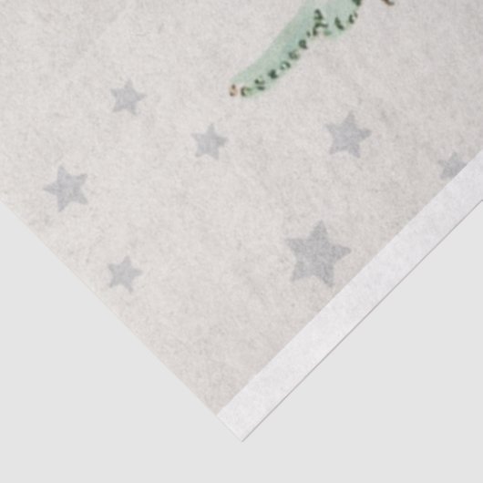 Retro KerstAngel-decoupage Tissuepapier (Detail)