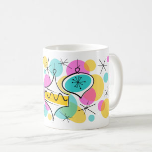 Retro Kerstbal Beker Koffiemok