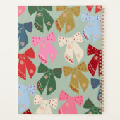 Retro Kerstbogen Coquette Planner (Achterkant)