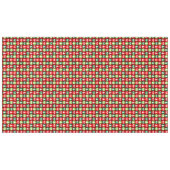  Retro Kerstbomen en Bogen Patroon Tafelkleed (Voorkant (Horizontaal))