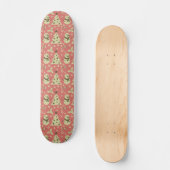 Retro Kerstbomen holly bessen ster snoep Skateboard (Voorkant)