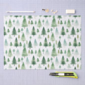 Retro Kerstbomen Weefselpapier Tissuepapier (Craft)