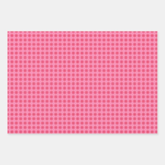 Retro kerstboom en Snowflakes Inpakpapier Vel (Voorkant 3)