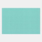 Retro kerstboom en Snowflakes Inpakpapier Vel (Voorkant 2)