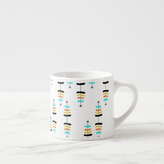 Retro Kerstboom Espresso Cup Kop
