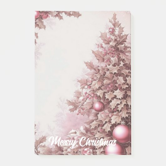 Retro kerstboom post-it® notes (Voorkant)
