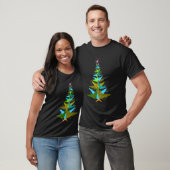 Retro kerstboom t-shirt (Unisex)